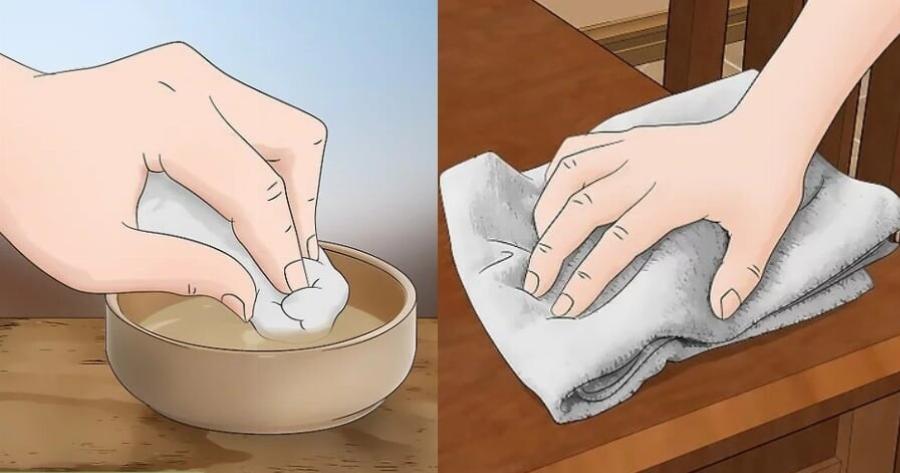 Καθαρίστε τα ξύλινα έπιπλα και κάντε τα να γυαλίζουν σαν καινούργια με 2 υλικά που έχετε στην κουζίνα σας