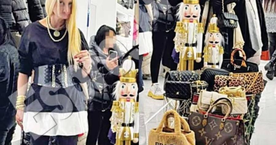 Την “τσάκωσαν” οι παπαράτσι κι έχασε τη γη κάτω απ’τα πόδια της: Διάσημη πλούσια Ελληνίδα ψώνιζε μαϊμού τσάντες & ρούχα στην Αγία Βαρβάρα