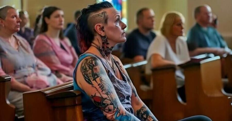 Δεν καταλάβαινα γιατί κάποιος θα πήγαινε στην εκκλησία ντυμένος έτσι… μέχρι που άκουσα την απάντησή της