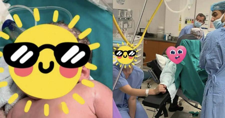 Συγκινητική και σπάνια στιγμή στο Ηράκλειο: Γιαγιά γέννησε το εγγόνι της