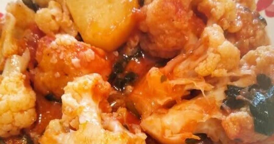 Κουνουπίδι κοκκινιστό που θα φας και δεύτερο πιάτο