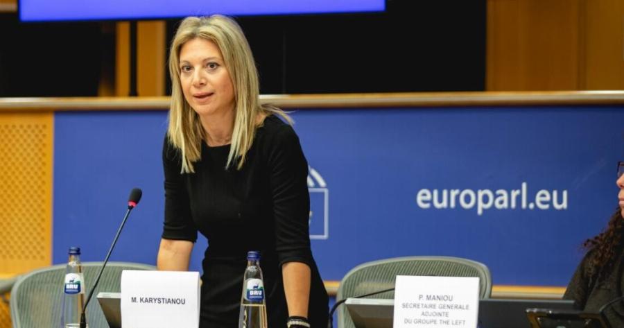Καταχειροκροτήθηκε στο Ευρωκοινοβούλιο η Καρυστιανού: «Αυτή η κυβέρνηση είναι σίγουρα εμπλεκόμενη και στα δύο εγκλήματα»