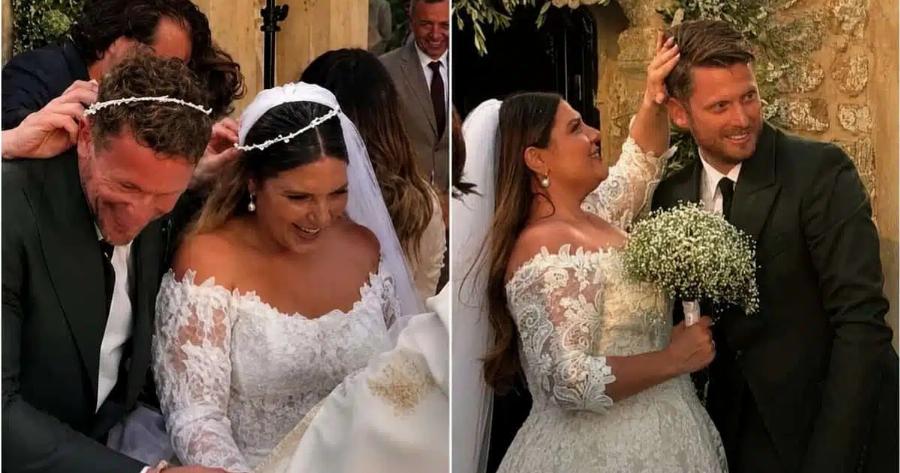 Δανάη Μπάρκα: Ανακοίνωσε την εγκυμοσύνη στο τραπέζι του γάμου – Η τρυφερή αφιέρωση στον σύζυγό της