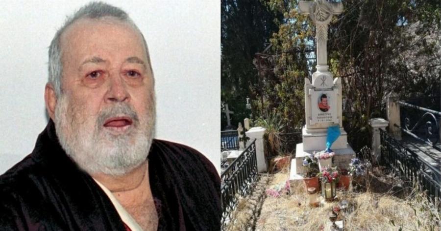 «Ντροπή.. τον παράτησαν»: Στη φόρα φωτογραφίες από τον τάφο του Δημήτρη Παπαμιχαήλ, εικόνες εγκατάλειψης