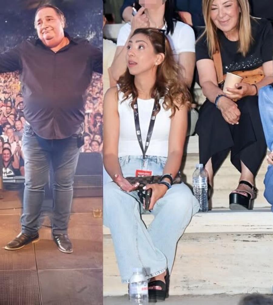 Μια νύχτα για τον Βασίλη Καρρά: Σπάνια εμφάνιση για τη σύζυγο και την κόρη του