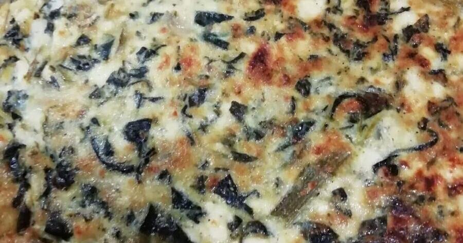 Quiche χωρίς βάση με σπανάκι από διατροφολόγο