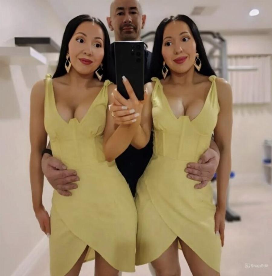 Οι δίδυμες αδελφές παντρεύτηκαν τον ίδιο άνδρα: δείτε πώς έμοιαζαν την ημέρα του γάμου τους