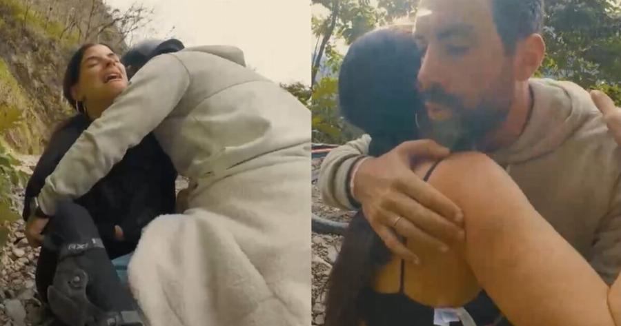 Oύρλιαζε από τον πόνο στην αγκαλιά του Σάκη: Το ατύχημα της Χριστίνας Μπόμπα στη Βολιβία που σόκαρε την παραγωγή