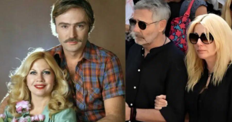 «Μισό αιώνα παντρεμένοι» Υποβασταζόμενη η Τζούλια Αργυροπούλου στο τελευταίο αντίο για τον Ντίνο Καρύδη