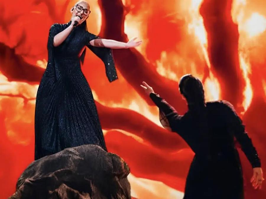 Eurovision 2025: Ο Aπαpάδεκτoς σχολιασμός των Άγγλων παρουσιαστών για την Κλαυδία και την «Αστερομάτα»