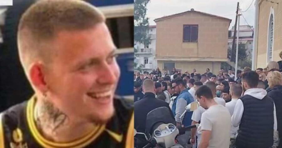 Θρήνος στην κηδεία του 20χρονου Γιάννη που έφυγε από τη ζωή στο σφοδρó ατúχημα με μοτοσικλέτα στην Πάτρα