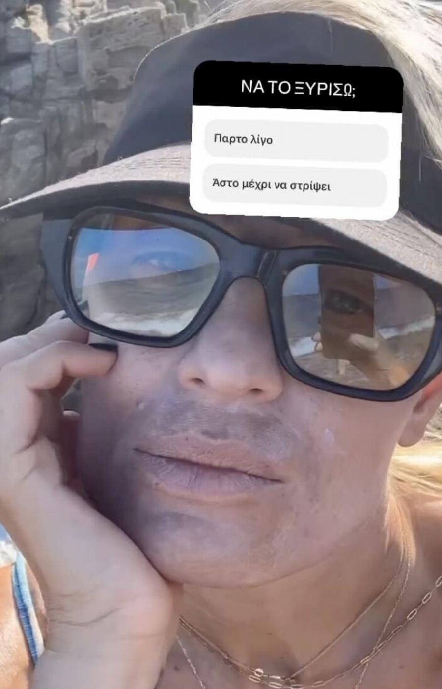 Ελεονώρα Μελέτη: Επιτέλους, είπε γιατί ανεβάζει φωτογραφίες με το μουστάκι