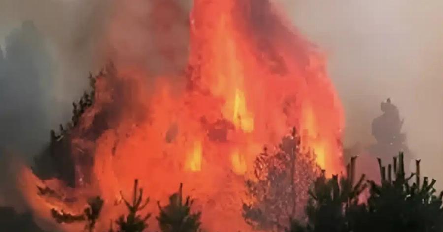 Μεγάλη φωτιά στην Αττική – Σuvαγεpμoς στην Πυροσβεστική