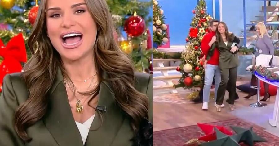 Πλέει σε πελάγη ευτυχίας: Ανακοίνωσε στον αέρα της εκπομπής ότι περιμένει το 1ο της παιδί η Ελένη Τσολάκη και έγινε χαμός