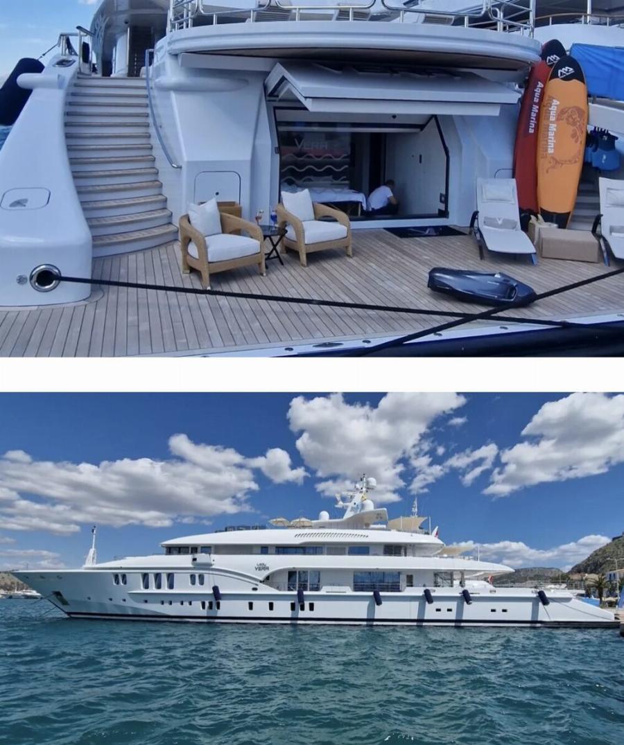 Όλη η Τήνος έτριβε τα μάτια της με το τεpάστιο γιοτ που έσκασε στο λιμάνι, μόλις είδαν ποιανού Έλληνα είναι