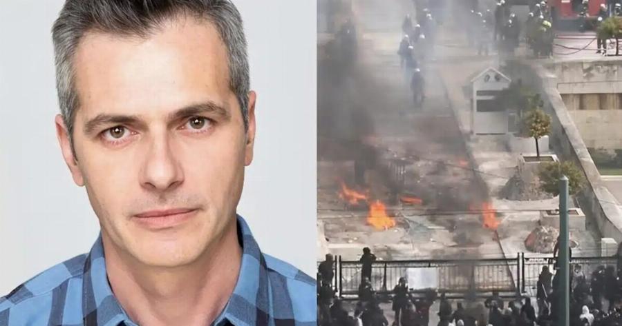 Χαμός με αυτά που είπε ο Μάριος Αθανασίου για τους κουκουλοφόρους στη σημερινή συγκέντρωση στο Σύνταγμα