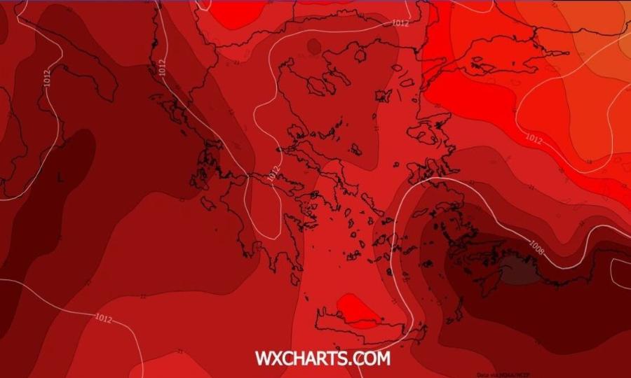 Καιρός: Τον πρώτο καύσωνα «φέρνει» το GFS – Η ημερομηνία που θα «ψηθούμε» σύμφωνα με το μοντέλο πρόγνωσης
