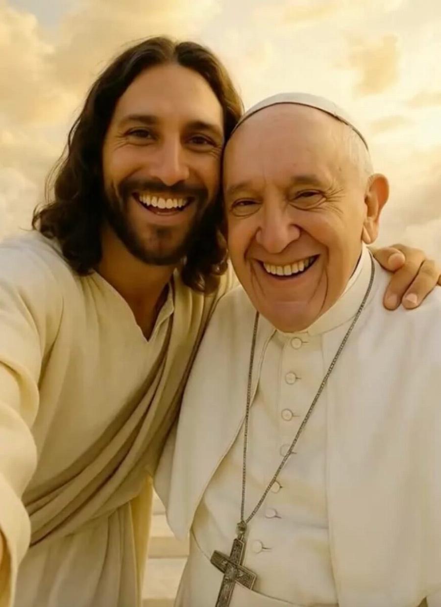 Η τεχνητή νοημοσύνη δείχνει την… πρώτη μέρα στον Παράδεισο του Πάπα Φραγκίσκου