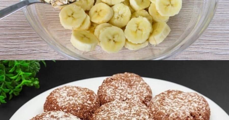 Η Πεθερά μου έφτιαξε χθες Μπισκότα Μπανάνας με Βρώμη και Κομματάκια Σοκολάτας και της ζήτησα να μου πει αμέσως το μυστικό