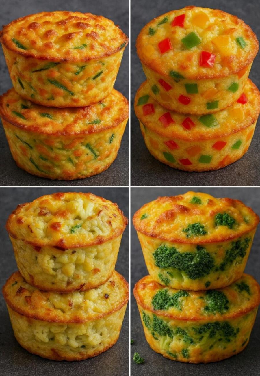 4 Υγιεινές και Θρεπτικές Ιδέες για Μάφιν Λαχανικών Που λιώνουν στο στόμα