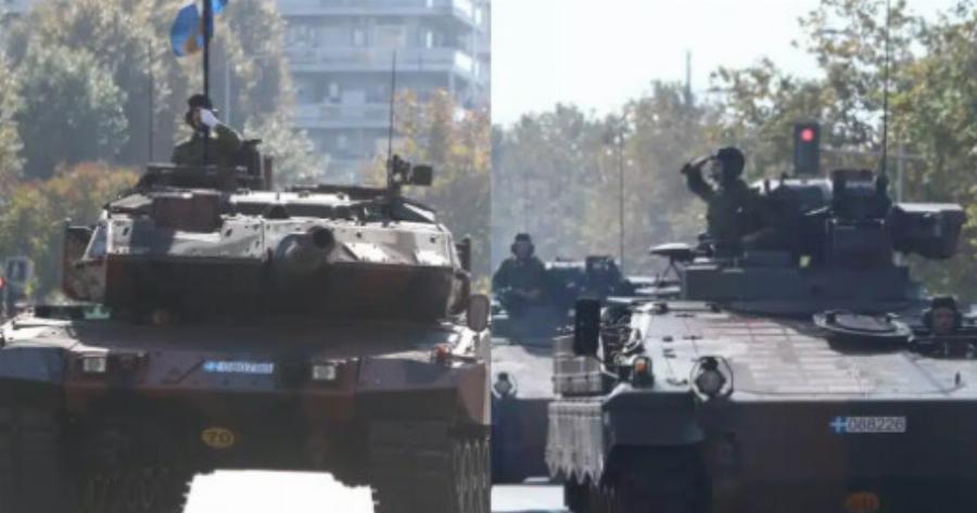 Παρέλαση 28ης Οκτωβρίου: Η εντυπωσιακή χειρίστρια άρματος που έκλεψε τα βλέμματα με την ομορφιά της