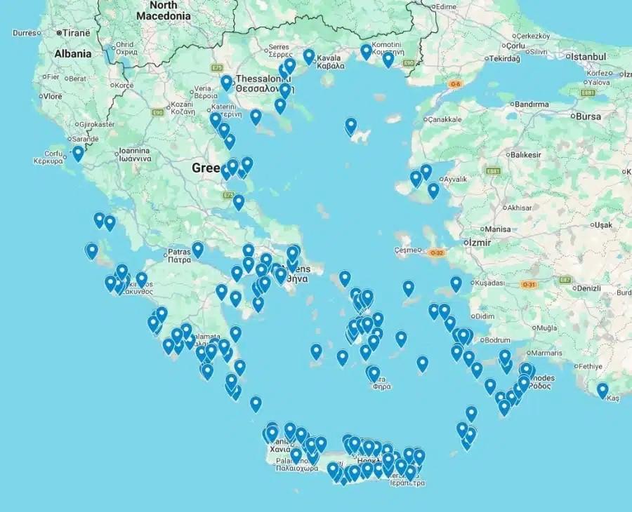 Χάρτης με τις παραλίες που έχει εμφανιστεί – Πώς θα δώσουμε τις πρώτες βοήθειες