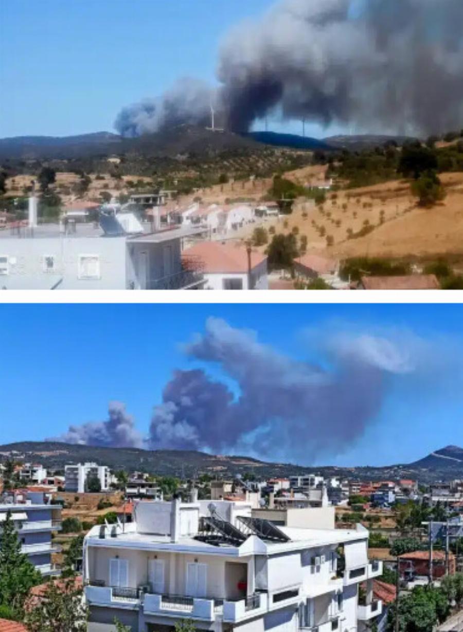 Καίγεται πάλι η Ελλάδα: Μεγάλη φωτιά τώρα – Εκκενώνονται χωριά – Μεγάλη μάχη με τις φλόγες