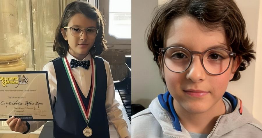 Μαθητής από την Κρήτη στην κορυφή του κόσμου: Ο μικρός Ορφέας πήρε το 1ο βραβείο στον 9ο Διεθνή Διαγωνισμό Πιάνου