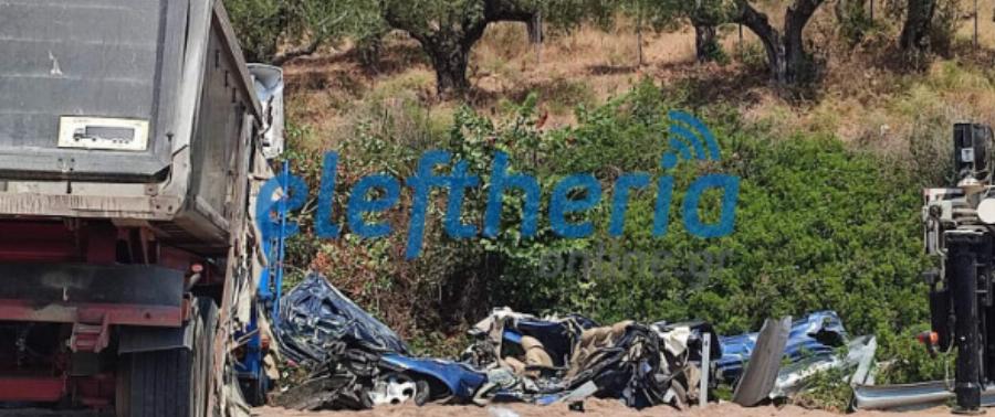 Έλιωσαν οι λαμαρίνες στο τροχαίο στην εθνική Πύργου – Κυπαρισσίας: 4 νεκροί εκ των οποίων 2 μικρά παιδιά