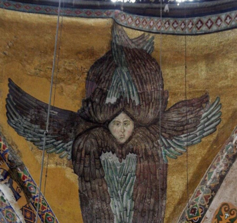 Ανατρίχιασαν όλοι μέσα στην Αγιά Σοφιά: Η ημέρα που… εμφανίστηκε ο Άγγελος με τα έξι φτερά, ήταν «κρυμμένος» 160 χρόνια