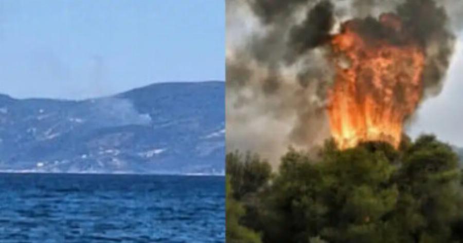 Νέα μεγάλη φωτιά τώρα – Μεγάλη κινητοποίηση της Πυροσβεστικής – Ήχησε το 112