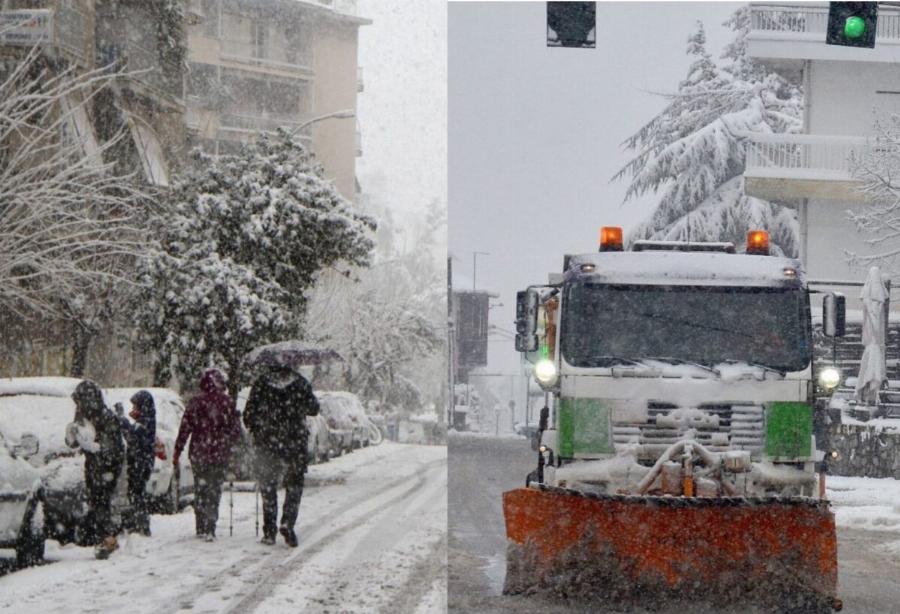 Ξεκίνησε Kακoκαιpiα Coral στην Αττική: Οι δρόμοι που κλείνουν λόγω του χιονιά – Νέο έκτακτo Δελτίο της ΕΜΥ