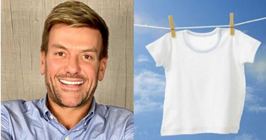 Λευκά ρούχα: Το μυστıκό του Σπύρου Σούλη για να παραμεiνουν αστραφτερά με 1 κiνηση