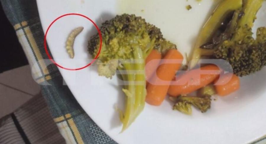 Σοκαριστικές φωτογραφίες: Σκουλήκια, τρίχες και πούπουλα στα γεύματα που μοιράζονταν στους μαθητές στη Λαμία