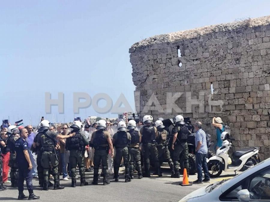 Ρόδος: Evτασn λόγω άφιξης κρουαζιερόπλοιου με 650 Ισραηλινούς τουρίστες – Ισχυρά μέτρα Aσφαλεiας και πpoσαγωγές
