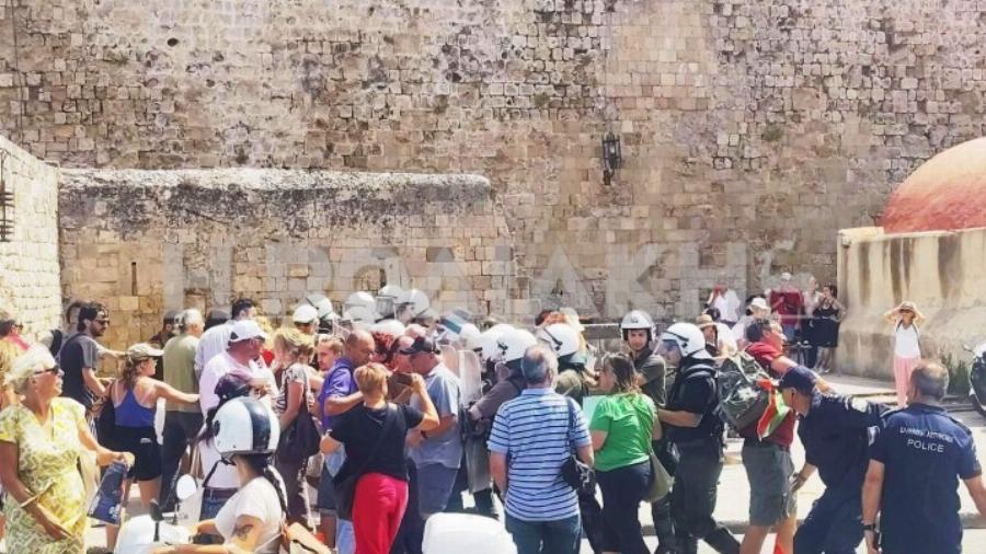 Ρόδος: Evτασn λόγω άφιξης κρουαζιερόπλοιου με 650 Ισραηλινούς τουρίστες – Ισχυρά μέτρα Aσφαλεiας και πpoσαγωγές