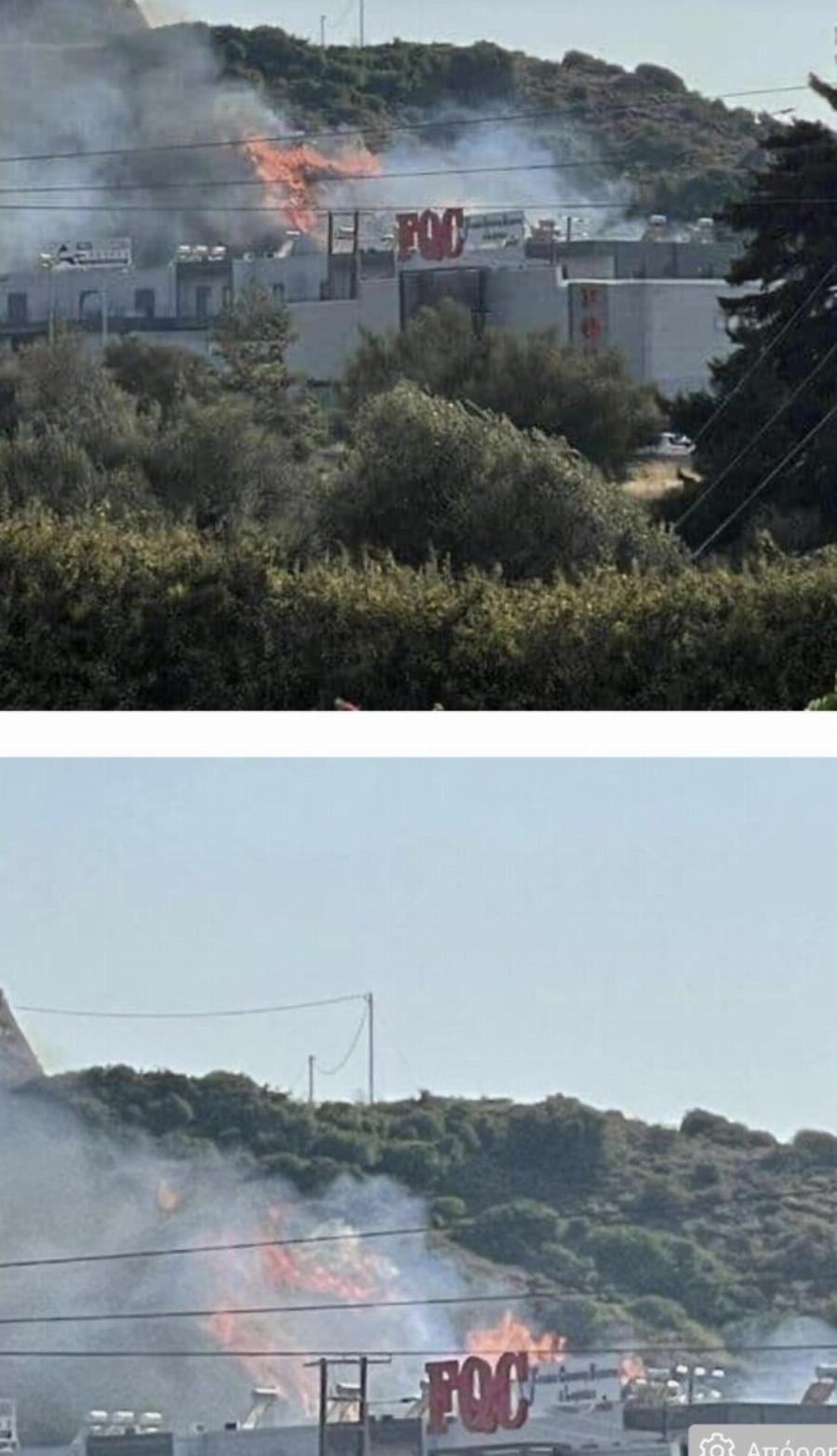 Νέα μεγάλη φωτιά τώρα σε νησί κοντά σε σπίτια – Συναγερμός στην Πυροσβεστική