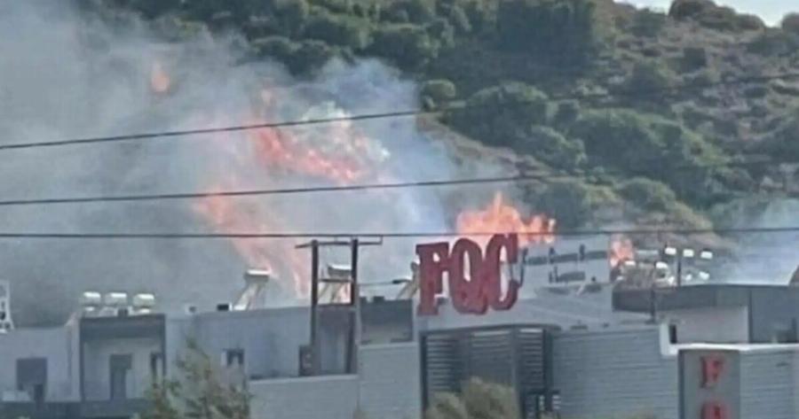 Νέα μεγάλη φωτιά τώρα σε νησί κοντά σε σπίτια – Συναγερμός στην Πυροσβεστική