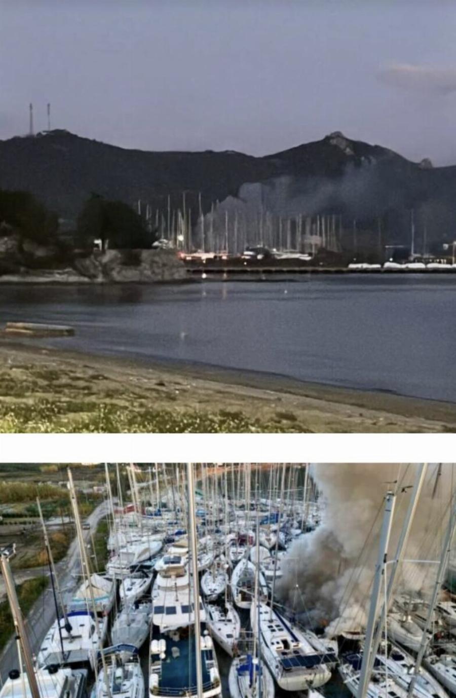 EKTAKTO- Μεγάλη φωτιά σε λιμάνι της χώρας – Συναγμερός στην Πυροσβεστική