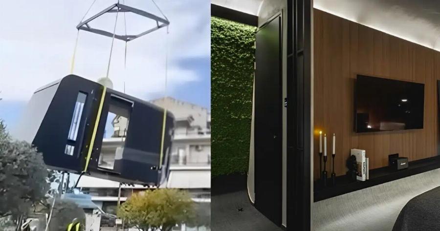 Έφτασαν τα πρώτα σπίτια κάψουλες στην Ελλάδα – Τοποθετείται σε 2 ώρες όπου θέλεις και είναι Ελληνικό – Πόσο κοστίζουν τα 50 τετραγωνικά