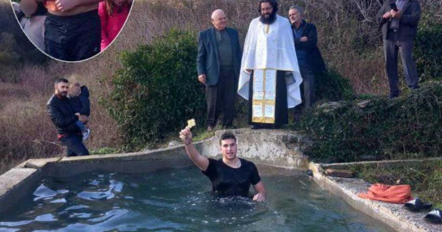 O Μάριος βούτηξε σε στέρνα για να πιάσει τον Σταυρό