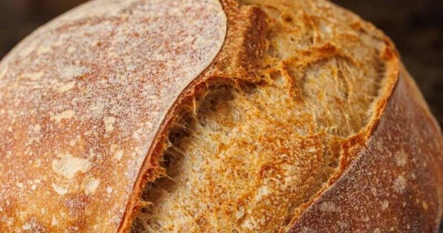 Ψωμί με προζύμι εύκολο – Τραγανή κόρα και αφράτο εσωτερικό