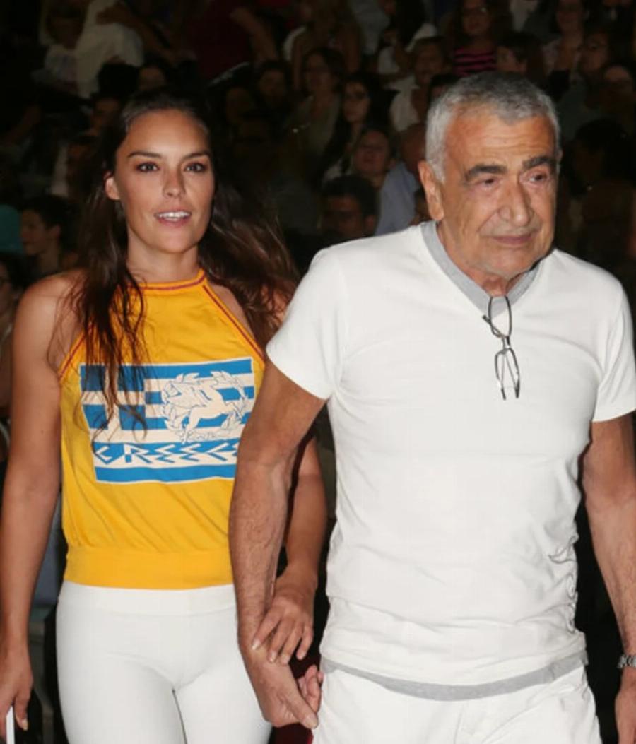 Σπάνια εμφάνιση του Γιώργου Βογιατζή με την 35 χρόνια μικρότερη καλλονή σύζυγό του
