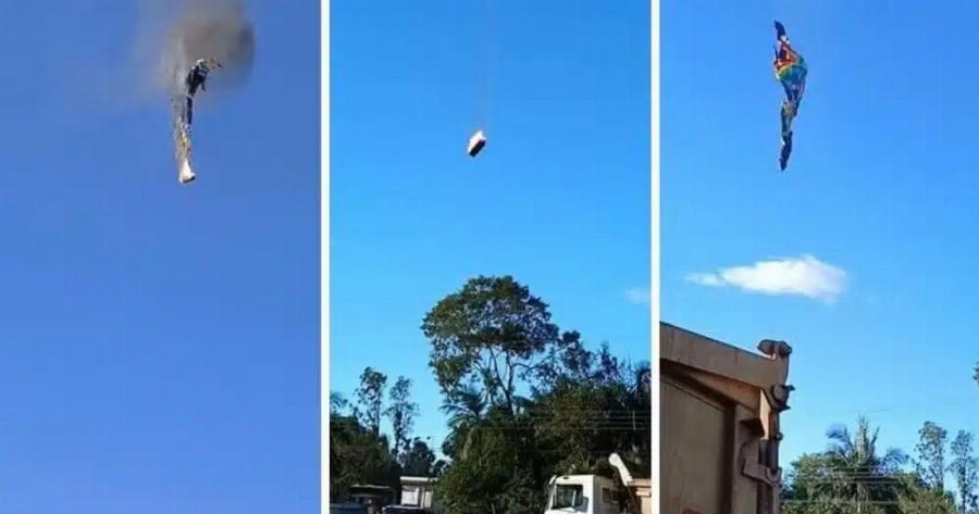 Αερόστατο με 22 επιβάτες έπιασε φωτιά και συνετρίβη – Οκτώ νεκροί