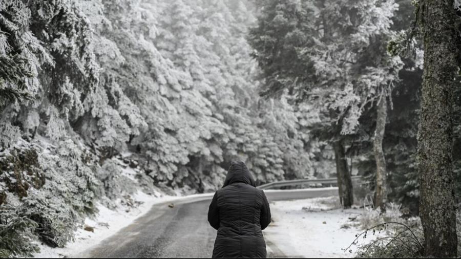 Μόλις Ξεκίνησε η Χιονοθύελλα: Δείτε Τώρα που Χιονίζει