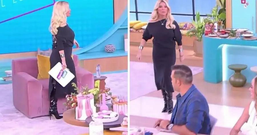 Κατερίνα Καινούργιου: Η φουσκωμένη κοιλίτσα της δεν κρύβεται – Η εμφάνιση στο πλατό και τα νέα πλάνα