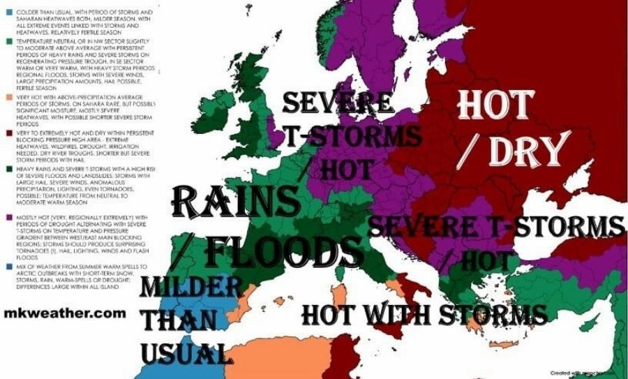 Τα ‘χασαν οι μετεωρολόγοι: Καλοκαίρι… αγνοείται φέτος – Τι δείχνει πρόβλεψη για την Ελλάδα