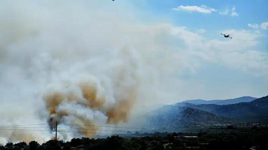 ΣΥΝΑΓΕΡΜΟΣ ΣΤΗΝ ΠΥΡΟΣΒΕΣΤΙΚΗ – ΜΕΓΑΛΗ ΦΩΤΙΑ ΤΩΡΑ – ΣΗΚΩΘΗΚΕ ΚΑΝΑΝΤΕΡ