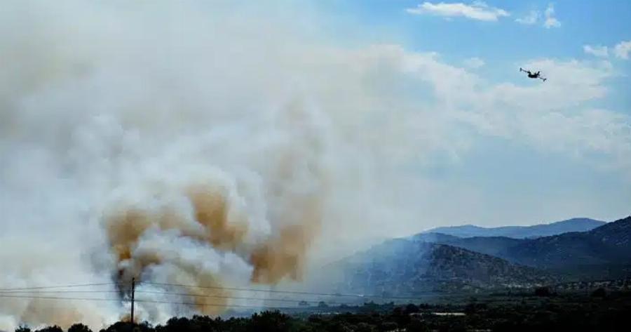 ΣΥΝΑΓΕΡΜΟΣ ΣΤΗΝ ΠΥΡΟΣΒΕΣΤΙΚΗ – ΜΕΓΑΛΗ ΦΩΤΙΑ ΤΩΡΑ – ΣΗΚΩΘΗΚΕ ΚΑΝΑΝΤΕΡ