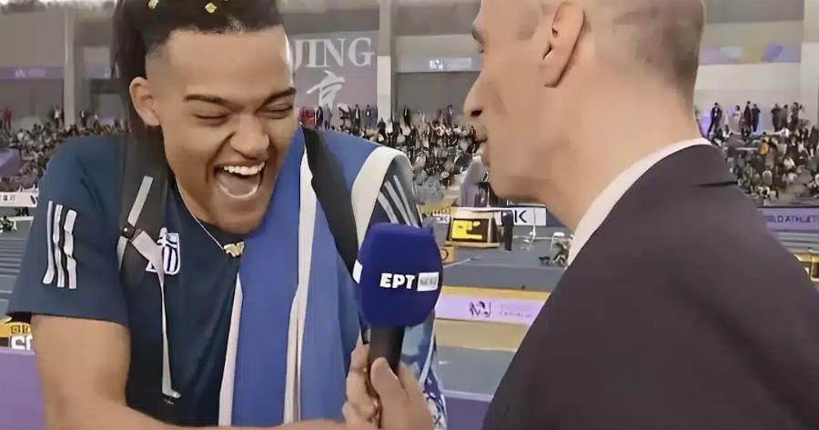 «Επικός» Εμμανουήλ Καραλής ζήτησε γραβάτα δημοσιογράφου της ΕΡΤ αν κατακτήσει μετάλλιο και στο Τόκιο